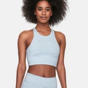 Outdoor Voice Tech Sweat Crop - Ice Blue